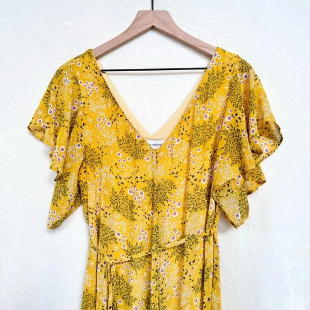 Emma & Michele Yellow Floral Maxi Dress - Picture 2 of 8